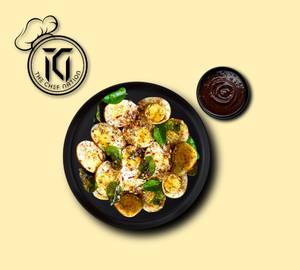 2 Masala Fried Boiled Egg + Imli Dip