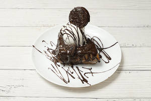 Oreo Dream Waffles (dark Choclate)