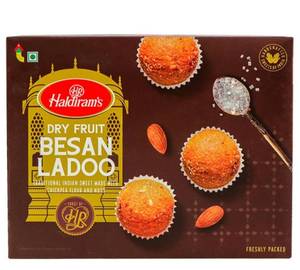 Haldiram's dry fruit besan laddo (400 grams)