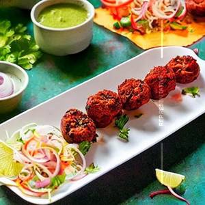 Stuffed Mushroom Kabab