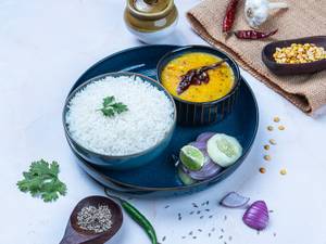 Dal Tadka With Rice