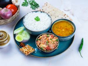 Aloo Baingan Chokha Meal