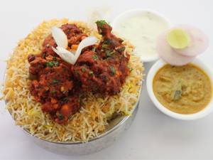 Special Chicken Lollipop Biryani