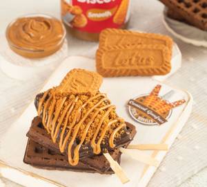 Lotus Biscoff Delight - Mini Waffle