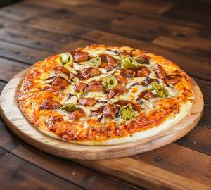 Indian Spicy Chicken Pizza