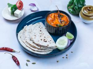 Kadhai Paneer With Bread