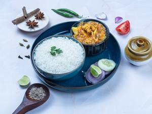 Aloo Gobhi Curry Rice
