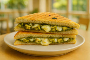 Pesto Paneer Sandwich