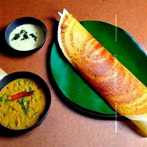 Ghee Garlic Roast Cheese Dosa