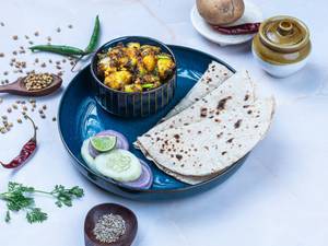 Aloo Jeera With Bread