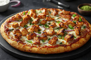 Grilled chicken pizza