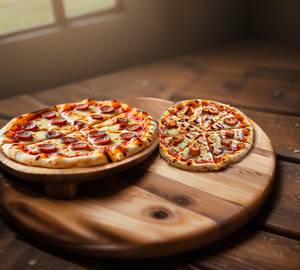 Barbeque Chicken Pizza+Chicken Souasage Pizza (8Inch)