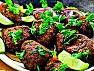 Chicken Green Kabab