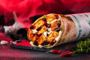 Smoky BBQ Paneer Shawarma