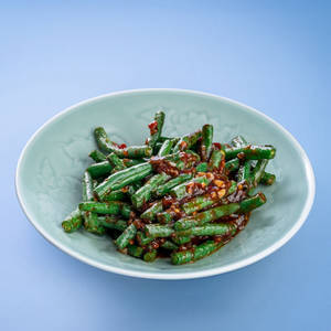 Stir Fry French Beans With Shiitake Mushroom