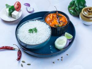 Kadhai Paneer With Rice