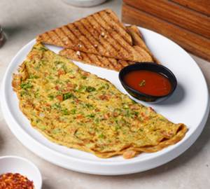 Qube's Cafe Masala Omelette