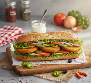 Fit Aloo Tikki Sandwich
