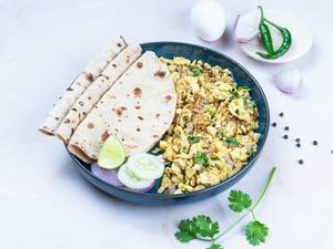Egg Bhurji With Bread