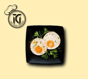 2 Over Hard Poached Eggs