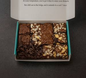 Eggless Meduim Assorted Brownie Box