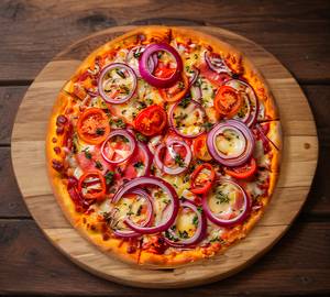 Onion Tomato Pizza