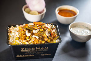 Royal Veg Dum Biryani With Extra Ghee