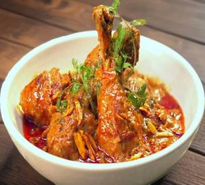 Kadhai Chcken  [4 Pieces,Serves 2 ]