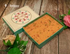 Kesar Coconut Burfi