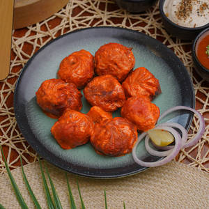 Spicy Tandoori Momos Dry (8 Pcs)