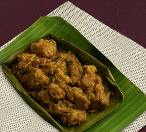 Steamed Pork in Bannana leaf