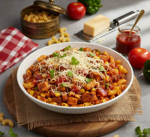 Chicken Masala Macroni