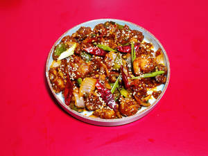 Honey Chilli Prawn Dry