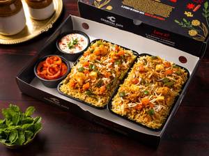 Spicy Veg Dum & Hyderabadi Veg Biryani Sampler