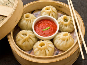 Veg Momo Steam