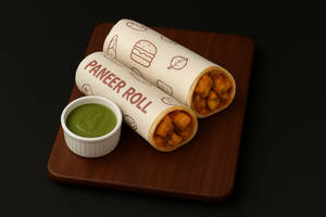 Spicy Paneer Roll