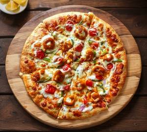 Chicken margherita pizza