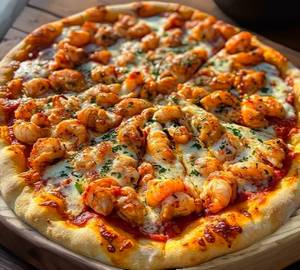 Chicken tikka pizza