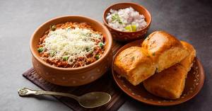 Cheese Khada Pav Bhaji