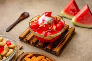 Fruit Salad With Jelly And Icecream
