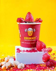 Strawberry Chocolate Nuttella Thickshake