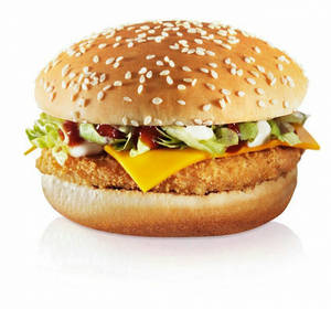 'b'g' Cheesy Chicken Burger