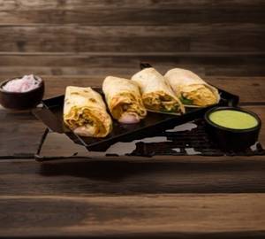 Afghani Chaap Tikka Rumali Roll (2 Pcs)