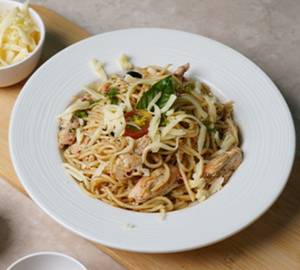 Spaghetti Aglio E Olio Chicken