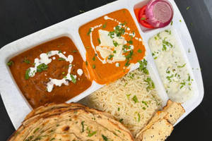 Special Kadhai Paneer Thali