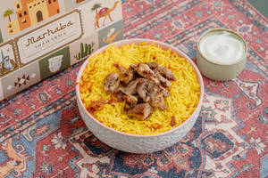 Saffron Rice With Shawarma Chicken