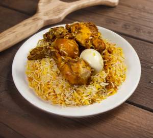 Kolkata style chicken biryani [4 pieces]