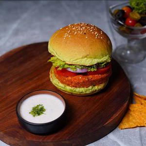 Maha Vegetable Burger With Ranch Yoghurt {2x Protein}
