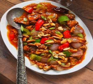 Veg Mushroom Chilli Dry