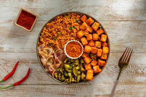 High Protein Portugal Peri Peri Paneer Rice Bowl